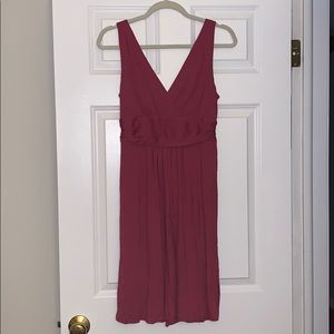 Loft v-neck mini dress